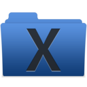 smooth navy blue system Icon