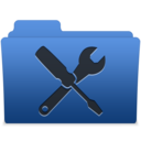 smooth navy blue utilities 1 Icon