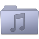 Music Folder Lavender Icon