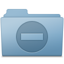 Private Folder Blue Icon