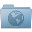 Sites Folder Blue Icon