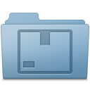 Stock Folder Blue Icon