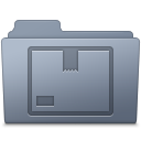 Stock Folder Graphite Icon