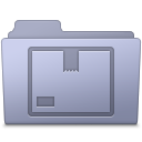 Stock Folder Lavender Icon