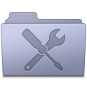 Utilities Folder Lavender Icon