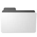 minimal open folder Icon