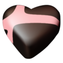 chocolate hearts 01 Icon