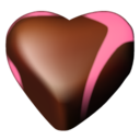 chocolate hearts 02 Icon