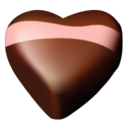 chocolate hearts 08 Icon