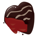 chocolate heart Icon