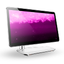 14 Computer Violet Ring Icon