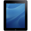 iPad Front Blue Background Icon