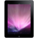 iPad Front Space Background Icon