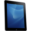iPad Side Blue Background Icon