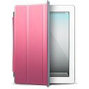 iPad White pink cover Icon