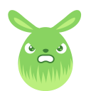 green angry Icon