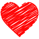 Heart Doodle Icon