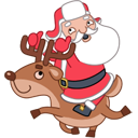 santa reindeer Icon