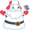 santa snowman Icon