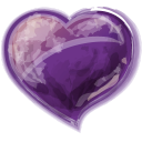 Heart violet Icon