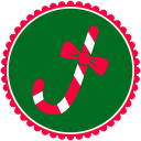 Christmas Candy Cane Icon