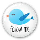 twitter button follow me Icon