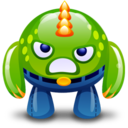 green monster happy Icon