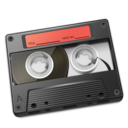 Cassette Red Icon