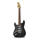 guitar stratocaster black Icon