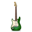 guitar stratocaster green Icon
