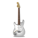 guitar stratocaster white Icon