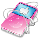 ipod video pink apple Icon