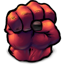 Comics Rulk Fist Icon