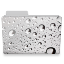 water drops folder Icon