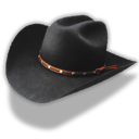Hat cowboy black Icon