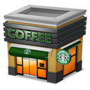 Shop Coffee brown Icon