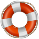 Red Life Saver Icon