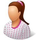 People Patient Female Icon