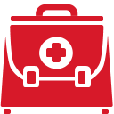 Doctor Briefcase red Icon