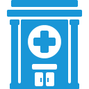 Hospital blue Icon