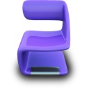 Purple Seat Icon