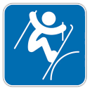 Freestyle Skiing Slopestyle Icon