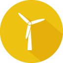 wind turbine clean renewable energy Icon
