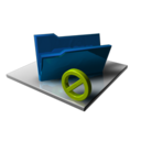 Blue Folder Inactive Icon