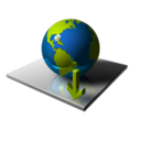 Earth Download Icon