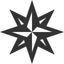 Maps wind rose Icon