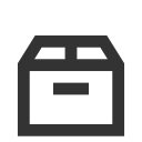 Shopping box copyrighted Icon