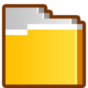 Folder   Gold Icon