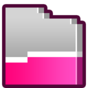 Folder   Pink Open Icon
