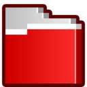 Folder   Red Icon
